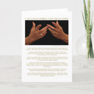 I Am A Social Worker, These Are My Hands Cards