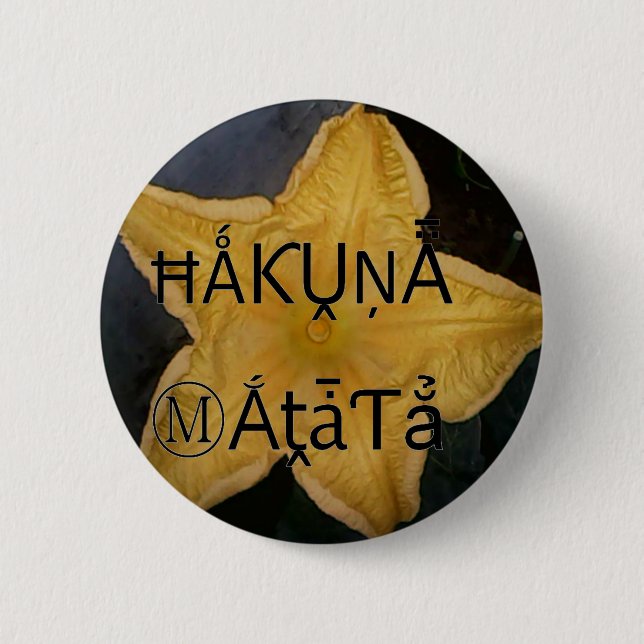 I am a star within. 6 cm round badge (Front)