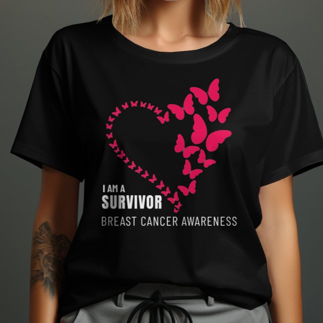 I Am A Survivor Breast Cancer Awareness T-Shirt (Creator Uploaded)
