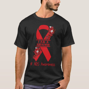 I Am A Survivor Hiv Aids Awareness T-Shirt