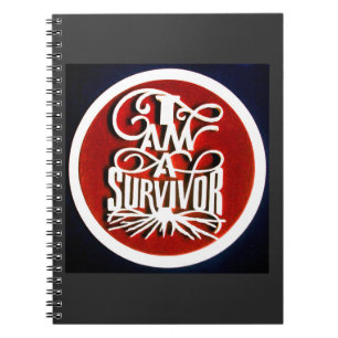 I am a Survivor Spiral Photo Notebook