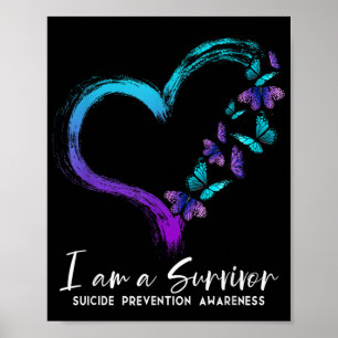 I Am A Survivor Suicide Prevention Awareness _1 Poster