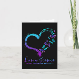 I Am A Survivor Suicide Prevention Awareness  Card