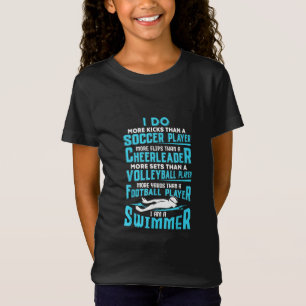 I Am A Swimmer Funny Swimming Pool Swim Lover Gift T-Shirt