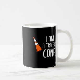 I Am A Traffic Cone Orange Lazy Easy Costumes Hall Coffee Mug