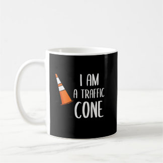 I Am A Traffic Cone Orange Lazy Easy Costumes Hall Coffee Mug