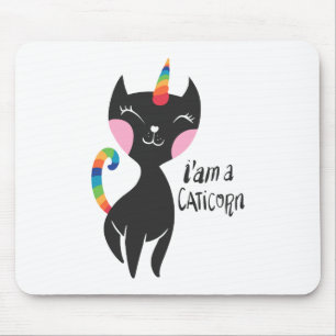 I am a unicorn - Choose background color Mouse Mat