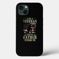 I Am A Veteran Like My Father Before Me Shirt 4th
