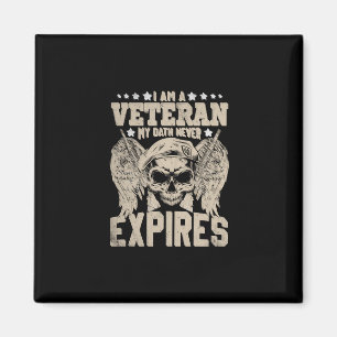 i am a veteran my oath never expires magnet