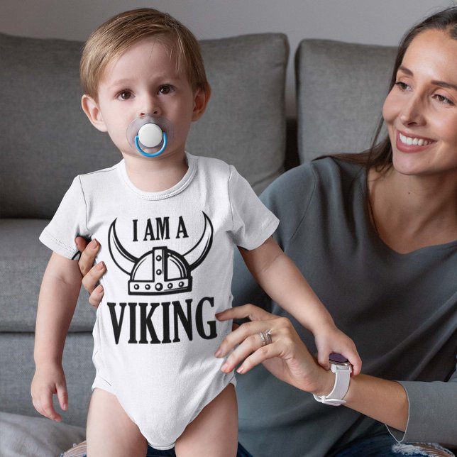 I Am A Viking Baby Bodysuit (I am a viking bodysuit)