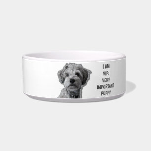 I am a VIP: Very Important Puppy, cute dog Bowl