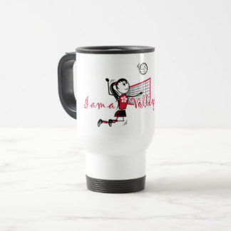 "I am a Volleyball Girl"-For Players Travel Mug