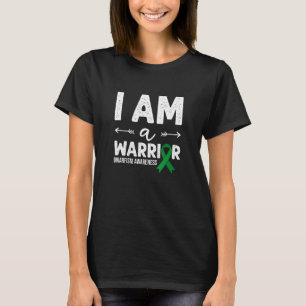 I Am A Warrior, Green Ribbon Dwarfism Awareness T-Shirt
