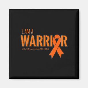 I am a Warrior Leukaemia Cancer Awareness Magnet