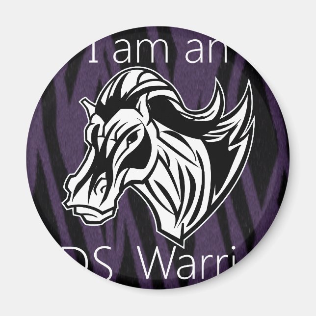 I am a warrior.png magnet (Front)