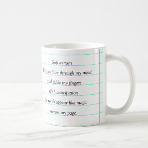 I Am A Writer Motivational Poem Personalised Coffee Mug