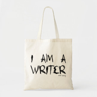 I AM A WRITER tote Bag