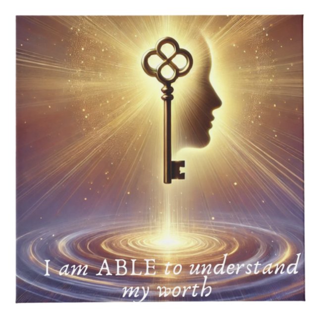 I am ABLE - Affirmation Photo Cube (Front)