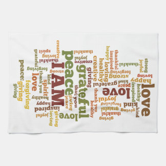 I AM Affirmations Tea Towel