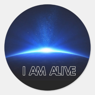 I AM ALIVE CD Cover sticker