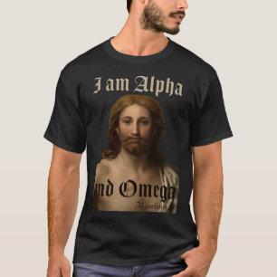I am Alpha and Omega Jesus Christ painting Raphael T-Shirt