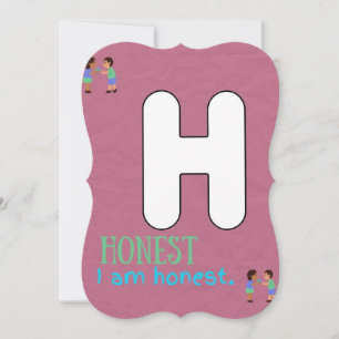 I AM ALPHABET H AFFIRMATION CARD FOR KIDS