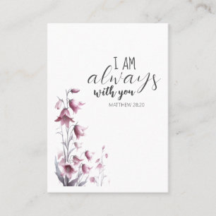 I am always with you Funeral Prayer Card