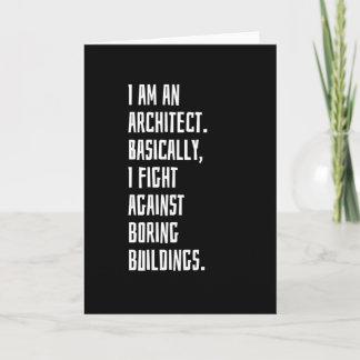 I Am An Architect Card