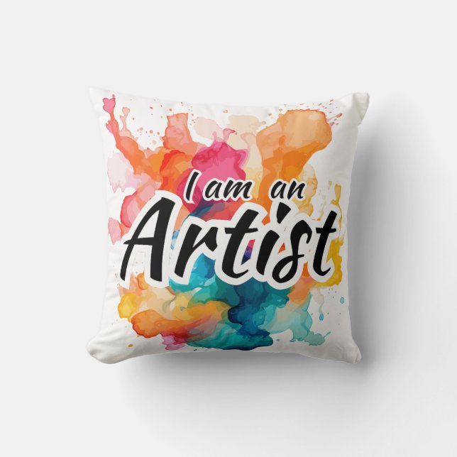 I am an Artist Cushion (Front)