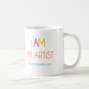 I AM an ARTiST mug