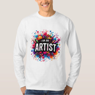I am an artist painter Drawing Art teacher T-Shirt