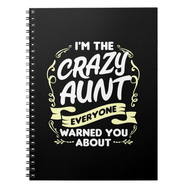 I Am An Aunt Notebook (Front)