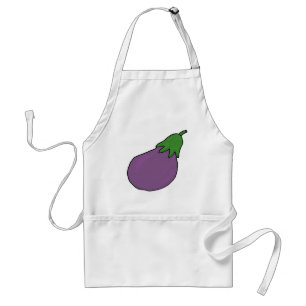 I am an eggplant standard apron