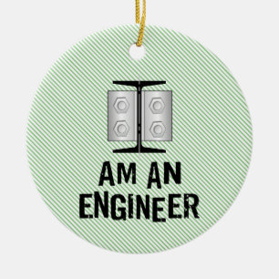I Am An Engineer  Ceramic Tree Decoration