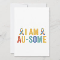 I Am Au-Some Autism Funny Autistic Awareness Gift 