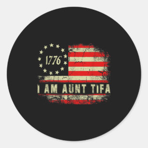 I Am Aunt Tifa  Classic Round Sticker