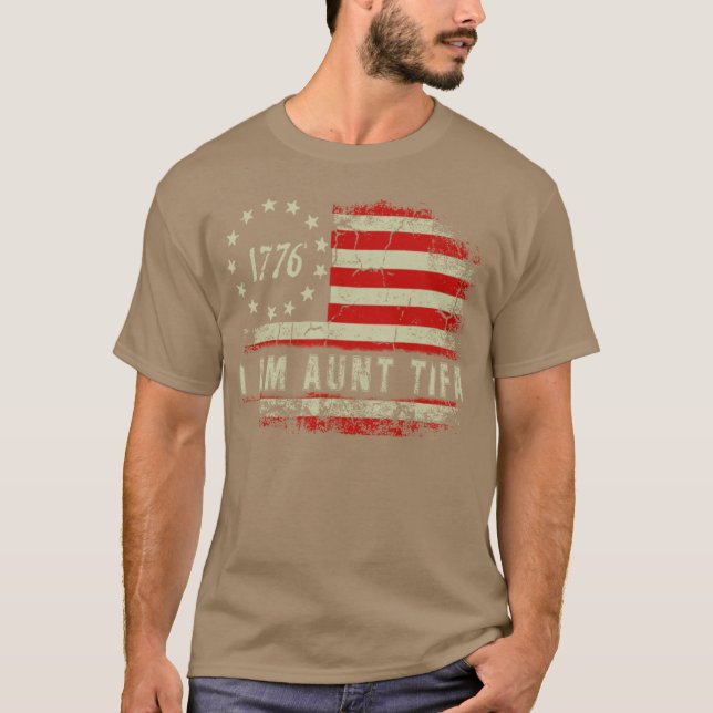 I Am Auntifa print gift T-Shirt (Front)