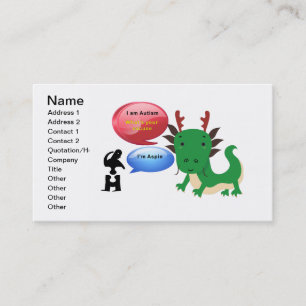 I Am Autism Business Card