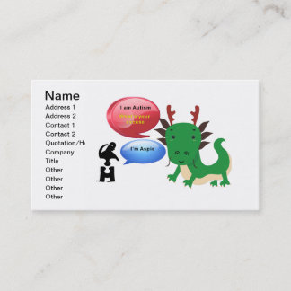 I Am Autism  Business Card