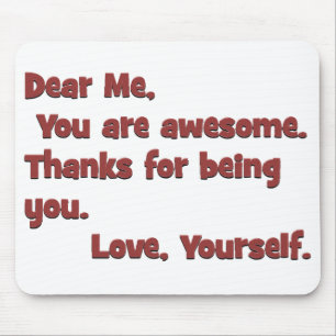 I am awesome mouse mat
