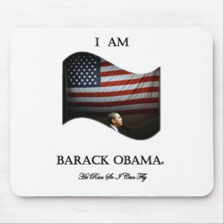 I Am Barack Obama (colour) Mouse Mat