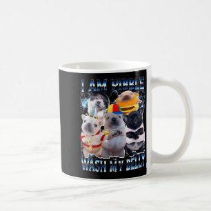 I Am Bble Wash My Belly Bble Meme Funny Dog Brainr Coffee Mug