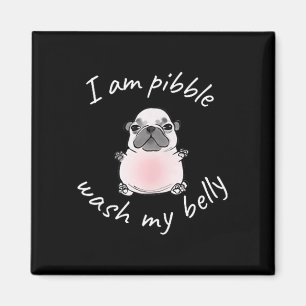 I Am Bble Wash My Belly Bble Meme Funny Dog Brainr Magnet