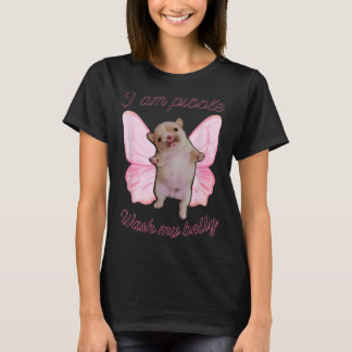 I Am Bble Wash My Belly Bble Meme Funny Dog Brainr T-Shirt