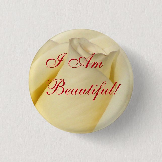 I Am Beautiful!_ Button (Front)