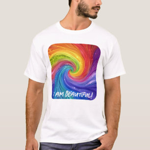 I Am Beautiful Digital Art T-Shirt