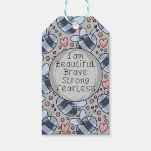 I am beautiful gift tags
