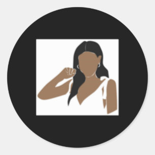 I Am Beautiful! Sticker10  Classic Round Sticker