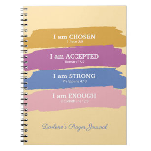 I am Bible Verses Personalised Notebook