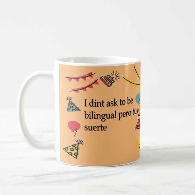 I am Bilingual! What’s your superpower? Coffee Mug (Left)